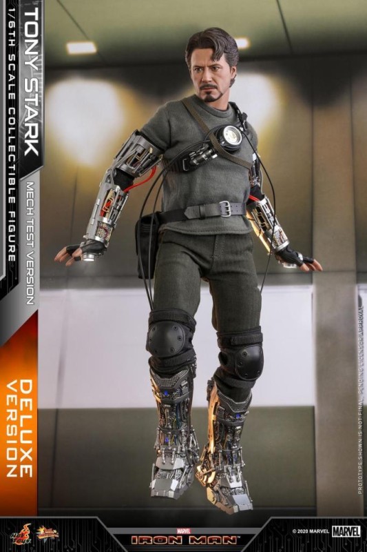 Hot Toys Tony Stark (Mech Test Deluxe Version) Sixth Scale Figure - 906793 - MMS582 - Marvel Comics / Iron Man