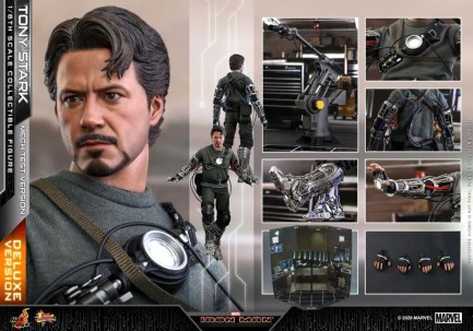 Hot Toys Tony Stark (Mech Test Deluxe Version) Sixth Scale Figure - 906793 - MMS582 - Marvel Comics / Iron Man - Thumbnail