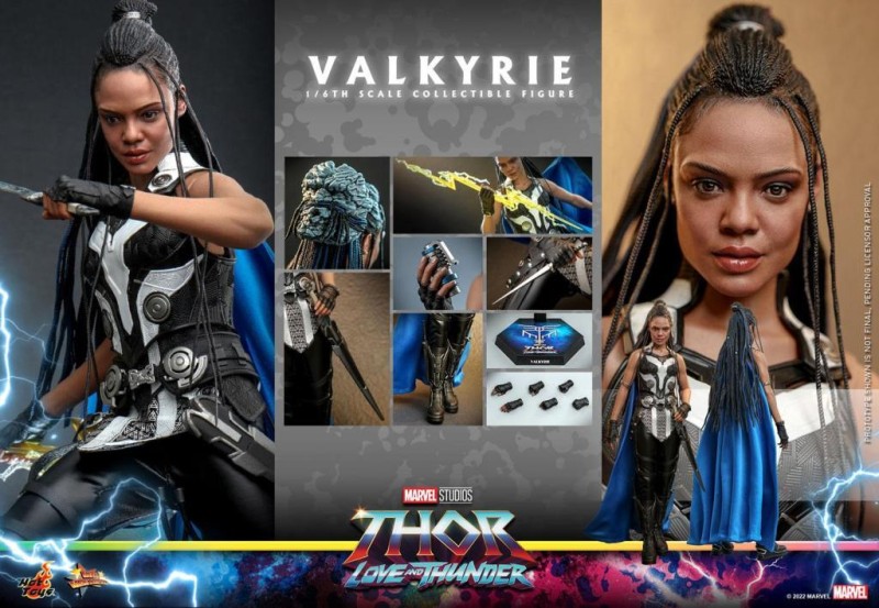 Hot Toys Valkyrie Sixth Scale Figure 911757 MMS673 Marvel Comics / Thor Love and Thunder