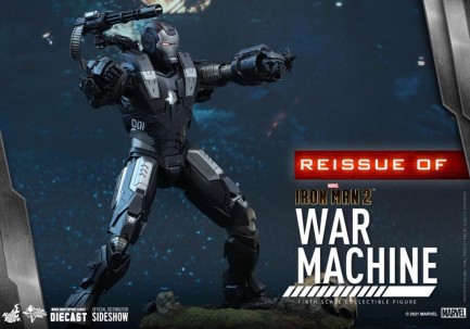 Hot Toys War Machine Diecast Sixth Scale Figure (REISSUE) - 908445 - MMS331 - Marvel Comics / Iron Man 2 - Thumbnail