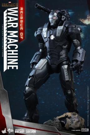 Hot Toys War Machine Diecast Sixth Scale Figure (REISSUE) - 908445 - MMS331 - Marvel Comics / Iron Man 2 - Thumbnail