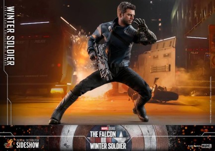 Hot Toys Winter Soldier Sixth Scale Figure - TMS39 - 908033 - Marvel Comics / The Falcon and the Winter Soldier - Thumbnail