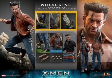 Hot Toys Wolverine (1973 Version) (Deluxe Version) Sixth Scale Figure - 9115362 - Marvel Comics / X-Men: Days of Future Past - MMS660B (ÖN SİPARİŞ) - Thumbnail