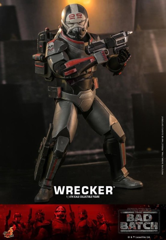 Hot Toys Wrecker Sixth Scale Figure 911170 TMS099 Star Wars / The Bad Batch