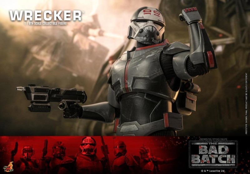 Hot Toys Wrecker Sixth Scale Figure 911170 TMS099 Star Wars / The Bad Batch