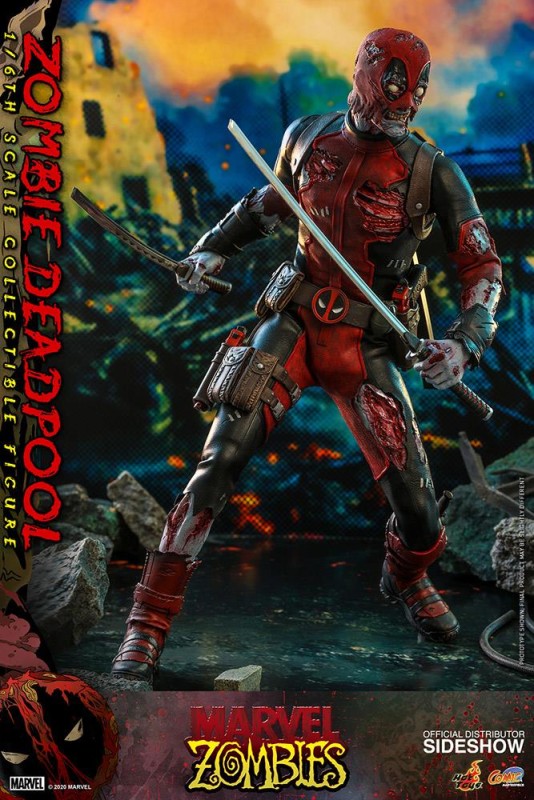 Hot Toys Zombie Deadpool Sixth Scale Figure 907337