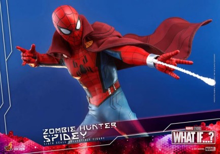 Hot Toys Zombie Hunter Spidey Sixth Scale Figure TMS38 - 909046 / Marvel Comics / What If…? - Thumbnail