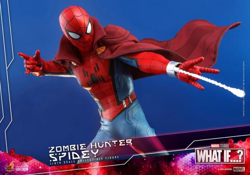 Hot Toys Zombie Hunter Spidey Sixth Scale Figure TMS38 - 909046 / Marvel Comics / What If…?