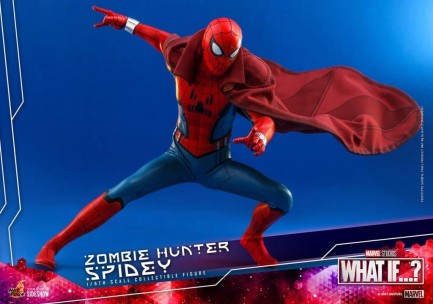 Hot Toys Zombie Hunter Spidey Sixth Scale Figure TMS38 - 909046 / Marvel Comics / What If…? - Thumbnail