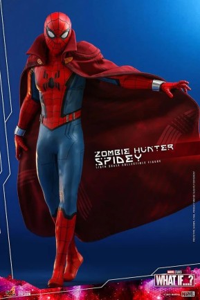 Hot Toys Zombie Hunter Spidey Sixth Scale Figure TMS38 - 909046 / Marvel Comics / What If…? - Thumbnail