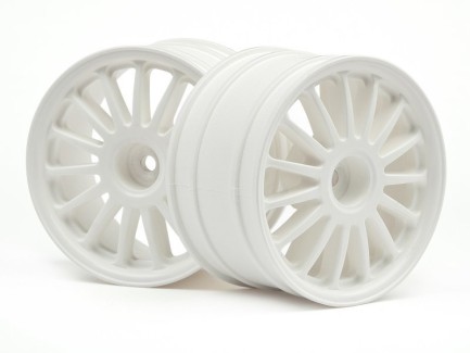 HPI 108075 WR8 Tarmac Wheel White Model Araba Jant Seti 2 Adet (1/10 Model Araba Jantıdır) - Thumbnail