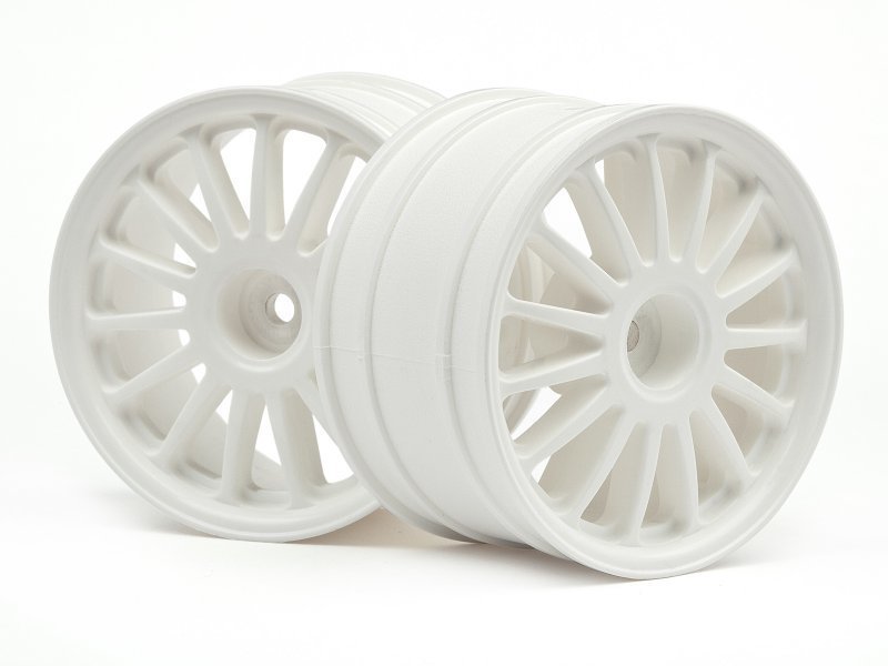 HPI 108075 WR8 Tarmac Wheel White Model Araba Jant Seti 2 Adet (1/10 Model Araba Jantıdır)