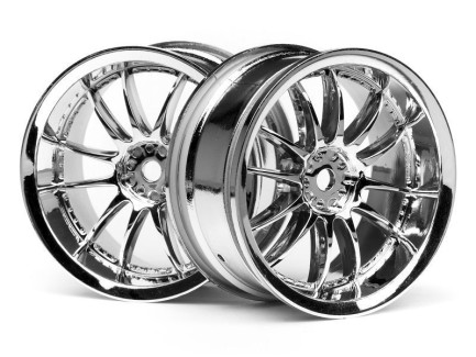 HPI 3280 Work Xsa 02C Wheel 26mm Chrome - Thumbnail