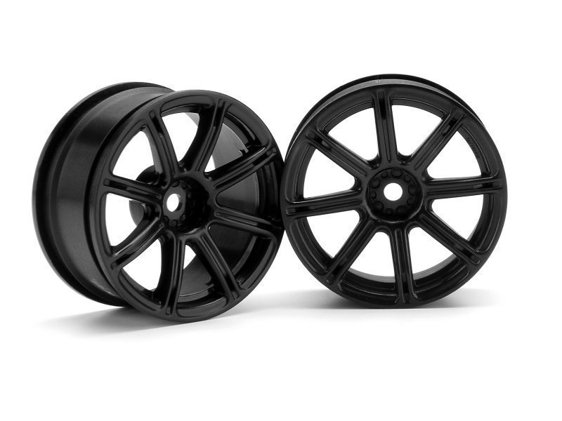 HPI 3306 Work Emotion XC8 Wheel 26mm Black 2 Adet Jant Takımı (1/10 Model Araba Jantıdır)