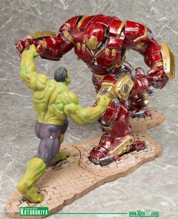 Kotobukiya - Kotobukiya Hulk & Hulkbuster AOU Art Fx + 2 Pack Statue Set