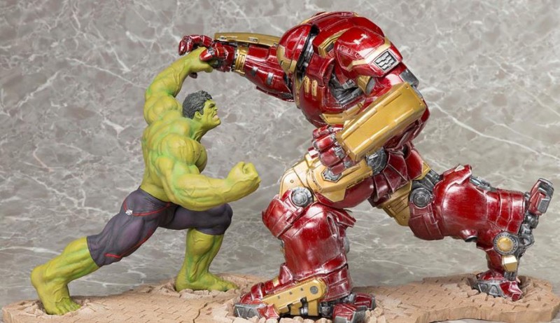 Kotobukiya Hulk & Hulkbuster AOU Art Fx + 2 Pack Statue Set