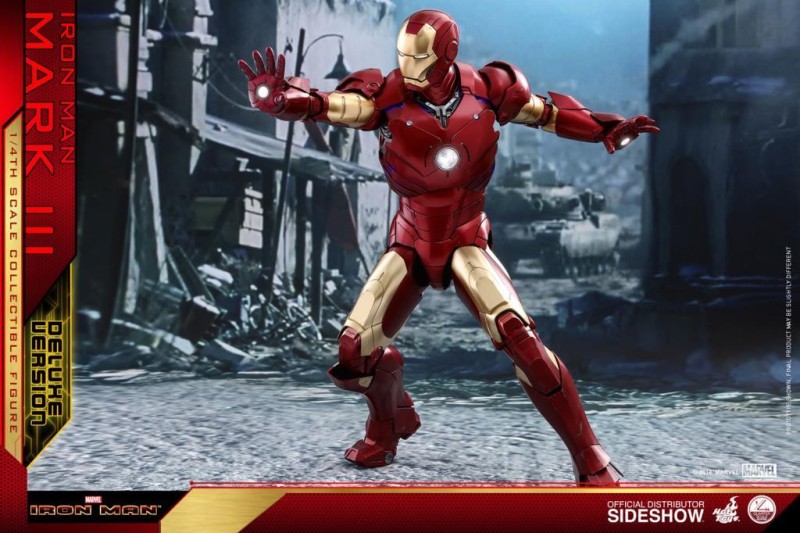 Hot Toys Iron Man Mark III Deluxe Version Quarter Scale Figure 903412