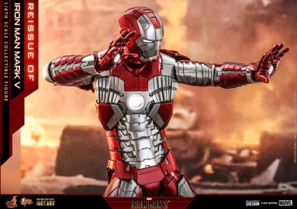 Hot Toys Iron Man Mark V Diecast Sixth Scale Figure Iron Man 2 MMS400 D18 907514 - Thumbnail