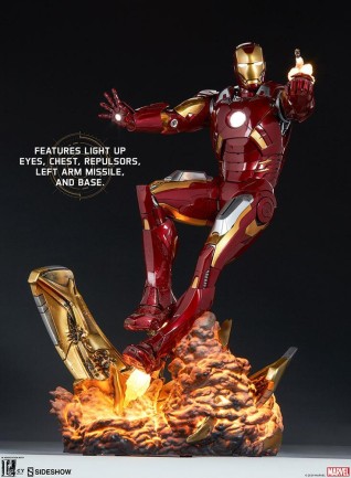 Sideshow Collectibles Iron Man Mark VII Maquette - Thumbnail