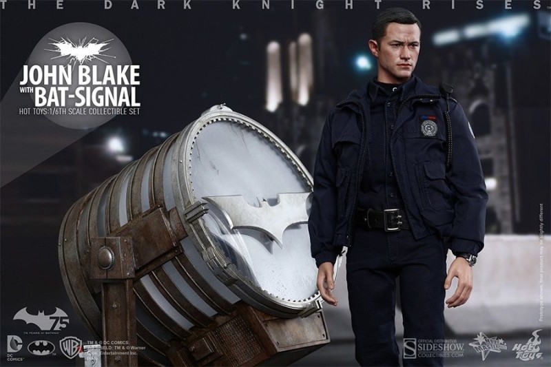 Hot Toys John Blake With Bat Signal Sixth Scale Figure Set