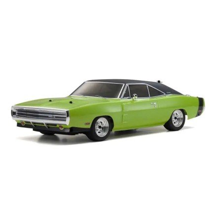 Kyosho - Kyosho Fazer MK2 1/10 4WD Dodge Charger 1970 Sublime Green Elektrikli Asfalt Rc Uzaktan Kumandalı Model Araba