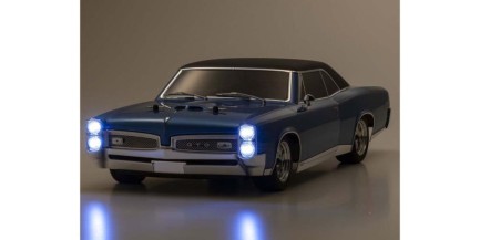 Kyosho Fazer MK2 Pontiac GTO 1967 Elektrikli Asfalt Rc Uzaktan Kumandalı Model Araba Mavi - Thumbnail