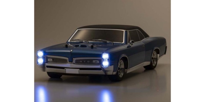 Kyosho Fazer MK2 Pontiac GTO 1967 Elektrikli Asfalt Rc Uzaktan Kumandalı Model Araba Mavi