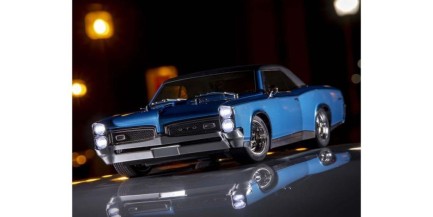 Kyosho Fazer MK2 Pontiac GTO 1967 Elektrikli Asfalt Rc Uzaktan Kumandalı Model Araba Mavi - Thumbnail