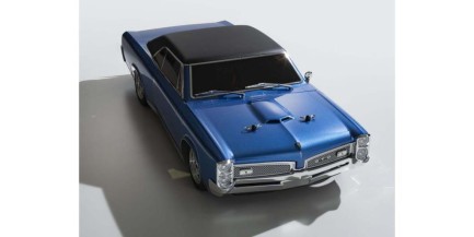 Kyosho Fazer MK2 Pontiac GTO 1967 Elektrikli Asfalt Rc Uzaktan Kumandalı Model Araba Mavi - Thumbnail