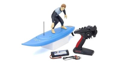 Kyosho - Kyosho RC Surfer 4 Elektrikli RC Surf Teknesi Uzaktan Kumandalı Kullanıma Hazır