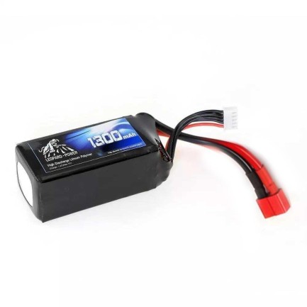 Leopard Power 1300 mAh 22.2V 6S 30C Lityum Polimer Lipo Batarya Pil T Plug - Thumbnail