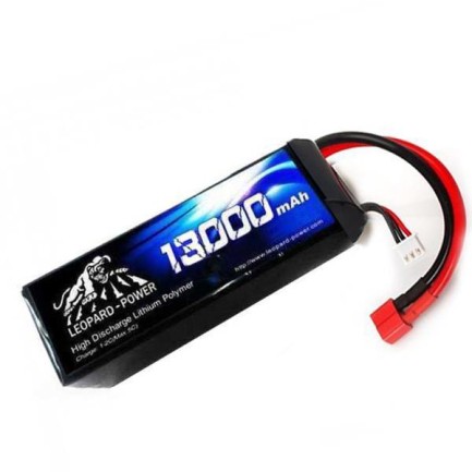 Leopard Power - Leopard Power 13000 mAh 25.9V 7S 25C Lityum Polimer Lipo Batarya Pil XT150 Plug