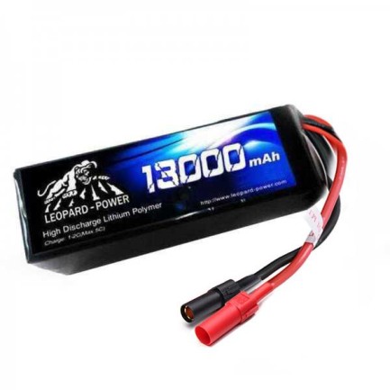 Leopard Power 13000 mAh 11.1V 3S 25C UAV & Multirotor Lipo Batarya Pil - Thumbnail