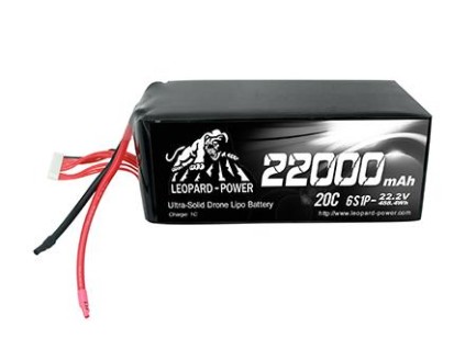 Leopard Power 22000mah 6S 20C Solid Stated Battery for UAV Lityum Polimer Lipo Batarya Pil - Thumbnail