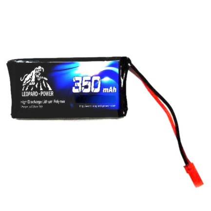 Leopard Power 350mAh 3.7V 1S 30C Lityum Polimer Lipo Batarya Pil T Plug - Thumbnail