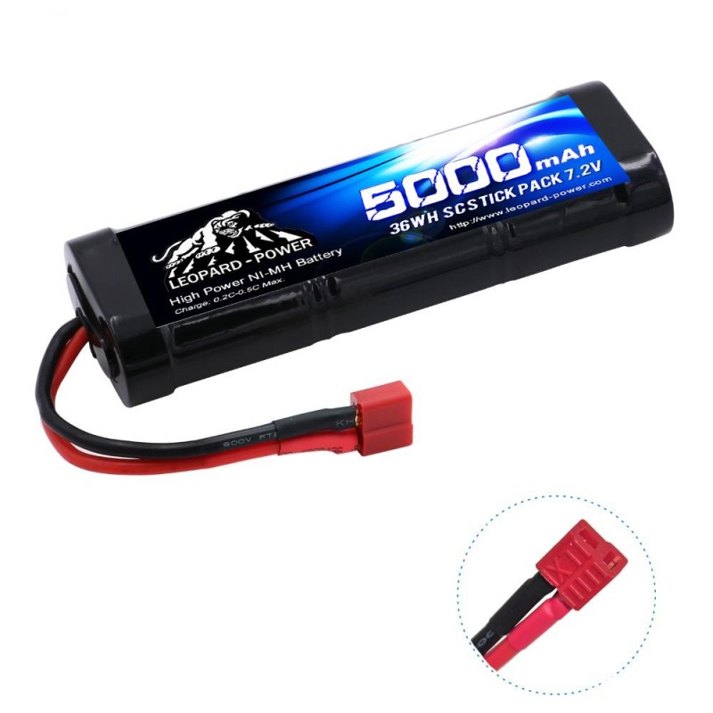 Leopard Power 5000mAh 7.2V Nimh Batarya Pil