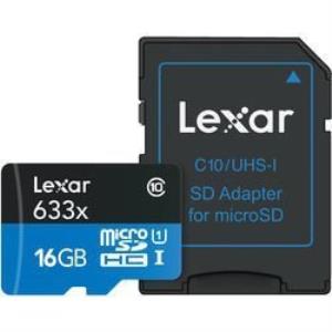 Lexar MicroSD 16GB 633x Hafıza Kartı - Thumbnail