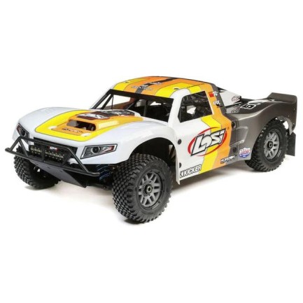 Losi - LOSI 1/5 5IVE-T 2.0 4WD Short Course Truck - Benzinli RC Kurşunsuz Benzili Model Araba Sarı