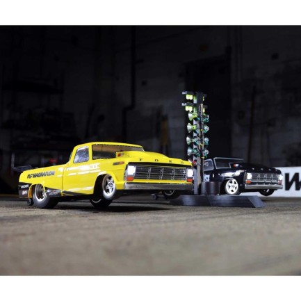 Losi 22S '68 Ford F100 No Prep 1/10 RTR Brushless Drag Race Truck (Magnaflow) w/Spektrum SLT3 2.4GHz Radio Sarı - Thumbnail