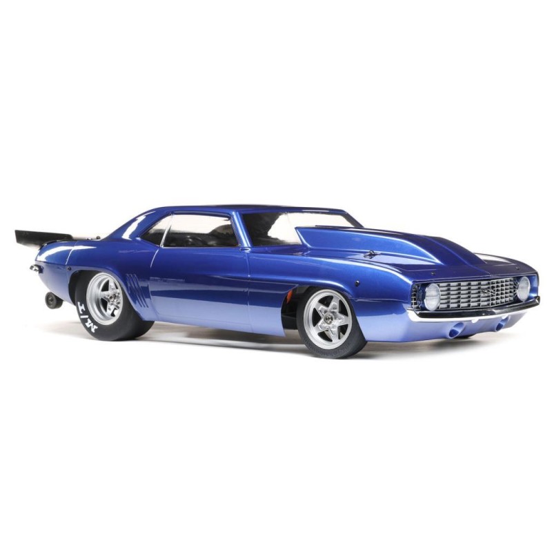 Losi 22S '69 Camaro No Prep 1/10 RTR Brushless Drag Race Car (Blue) w/Spektrum SLT3 2.4GHz Radio Mavi