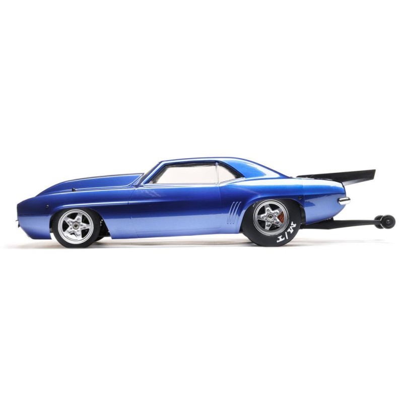 Losi 22S '69 Camaro No Prep 1/10 RTR Brushless Drag Race Car (Blue) w/Spektrum SLT3 2.4GHz Radio Mavi