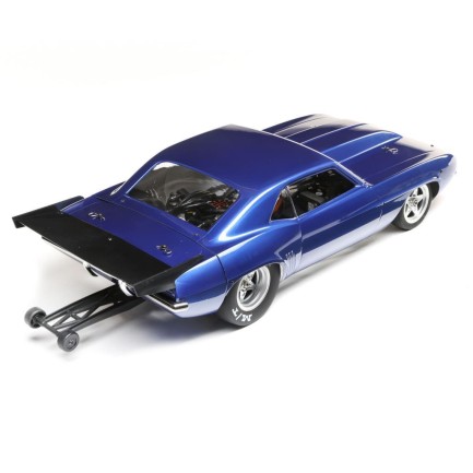 Losi 22S '69 Camaro No Prep 1/10 RTR Brushless Drag Race Car (Blue) w/Spektrum SLT3 2.4GHz Radio Mavi - Thumbnail