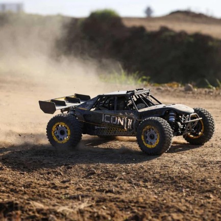 Losi DBXL 2.0 Desert Buggy 1/5 RTR 4WD Gas Buggy (ICON) w/Spektrum SLT3 2.4GHz Radio Uzaktan Kumandalı Model Araba Sarı Siyah - Thumbnail