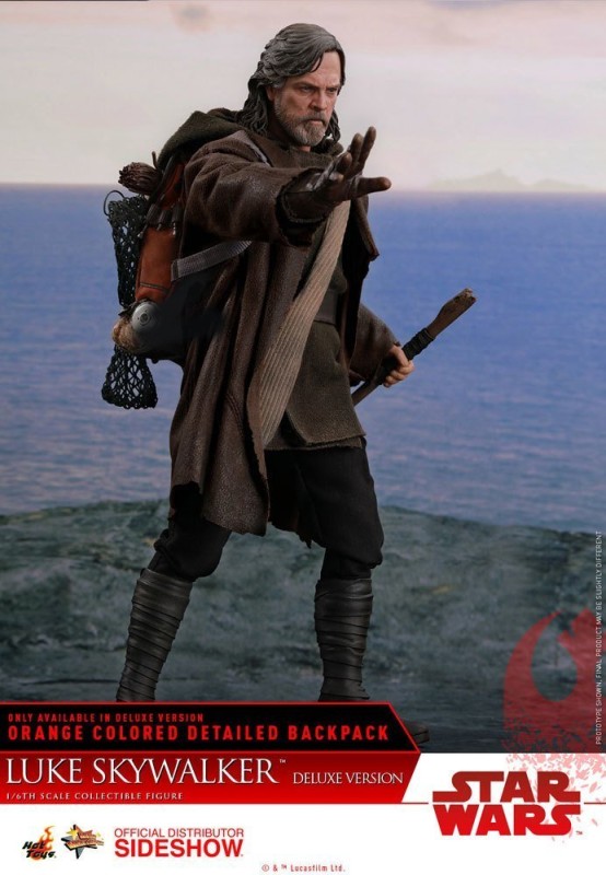 Hot Toys Luke Skywalker The Last Jedi Movie Deluxe Edition Sixth Scale Figure MMS458