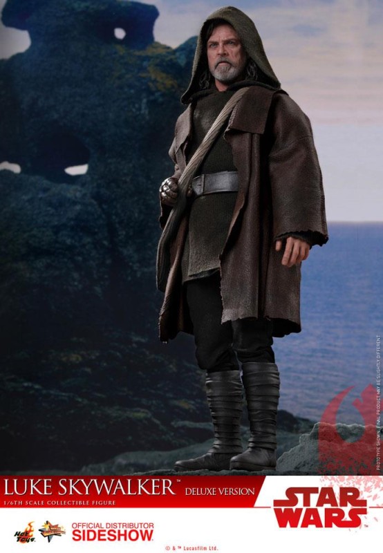 Hot Toys Luke Skywalker The Last Jedi Movie Deluxe Edition Sixth Scale Figure MMS458