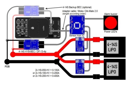 Mauch 082 2-6S BEC 5.35V 3A / DF-13-4P - Thumbnail