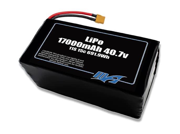 MaxAmps 17000 mAh 11S 15C 40.7v Lityum Polimer LiPo Batarya Pil