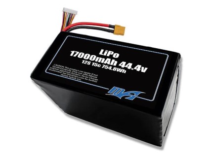 MaxAmps - MaxAmps 17000 mAh 12S 15C 44.4v Lityum Polimer LiPo Batarya Pil