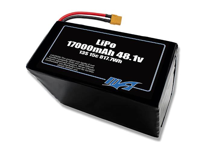 MaxAmps 17000 mAh 13S 15C 48.1v