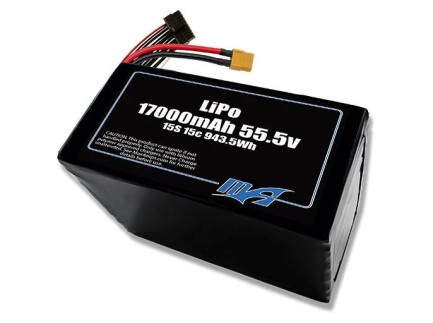 MaxAmps - MaxAmps 17000 mAh 15S 15C 55.5v Lityum Polimer LiPo Batarya Pil